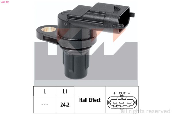 Senzor,turatie 453 361 KW